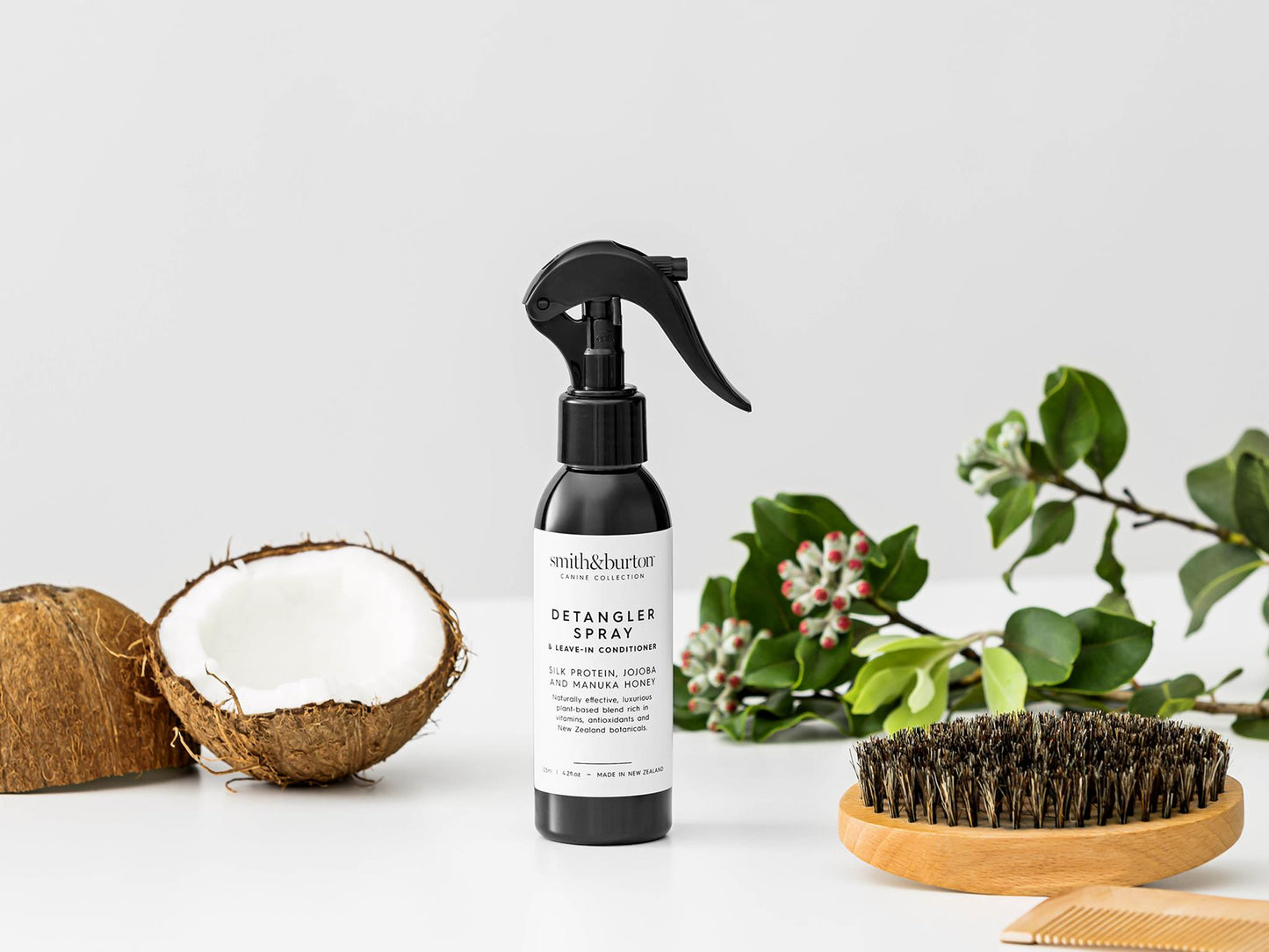 Spray Desenredante y Acondicionador Natural para Perros y Gatos – smith&burton con Miel de Manuka