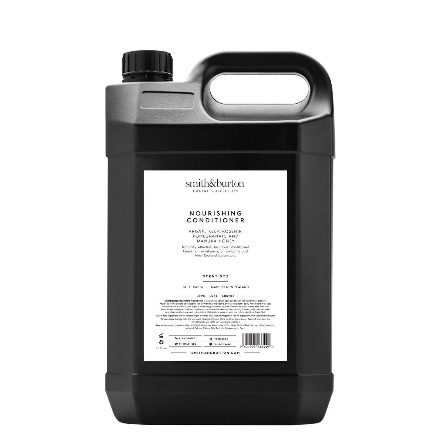Acondicionador Nutritivo Natural para Perros – smith&burton con Argán, Algas Marinas y Miel de Manuka (250 ml)