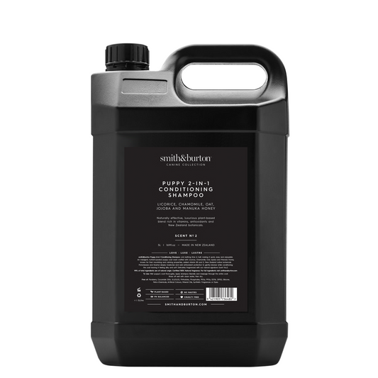 BIO Shampoo und Spülung für Welpen 2 in 1 mit Manukahonig 5L Professioneller Einsatz