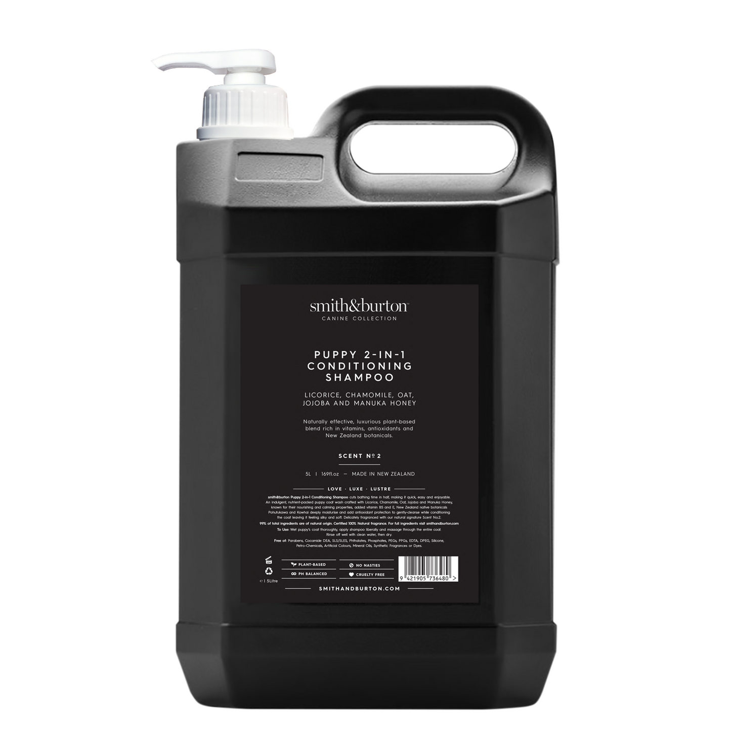 smith&burton champu y acondicionador BIO para cachorro 2 en 1 con miel de manuka